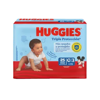 Pañal Huggies Triple Protección Etapa 3 x25 Pañales