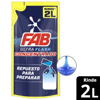 Detergente Liquidio Fab Ulta Concentrado x330ml
