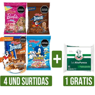 4Un (Surtido) Gts Refisal x500gr