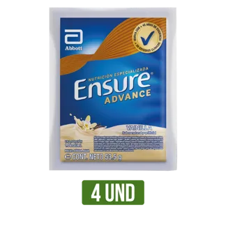 Ensure Advance Vainilla x4Und x53.5gr