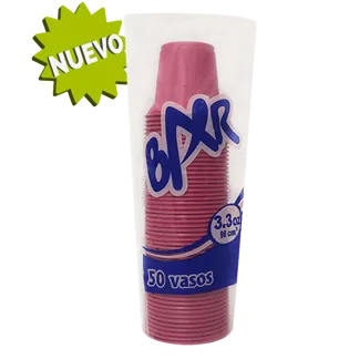 Vaso Policolor Bar 3.3 Onzas x50Un