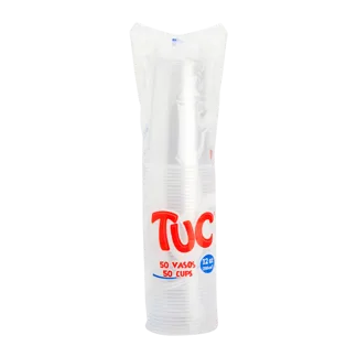 Vaso Tuc 12 Onzas Transparente x50Un