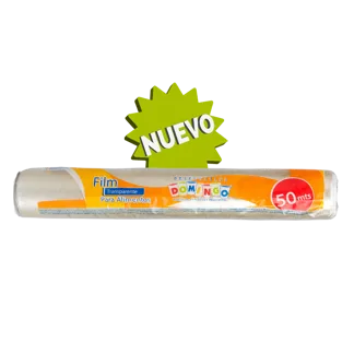 Film Domingo Transparente Para Alimentos x1 Rollo x50mts