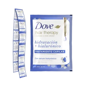 Crema Para Peinar Dove Trat Therapy Hidratación+Hialuronico x12Un x22ml
