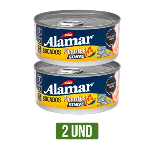 2Und Atún Alamar Bocados Picantes x140gr