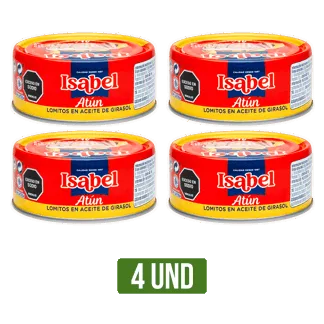 4Und Atún Isabel Lomos Aceite x142gr