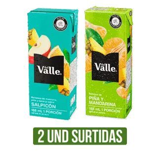 2Und Jugo Frutal Del Valle Surtidos x188ml
