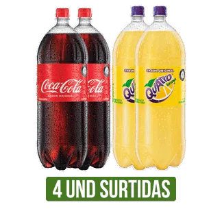 4Und Gaseosa Surtidas x3000ml