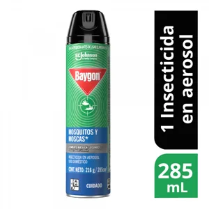 Baygon Insecticida Aerosol Mata Insectos Voladores x285ml