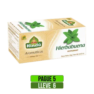 Pague 5 Lleve 6 Und Aromatica Himalaya Hierbabuena Ux20
