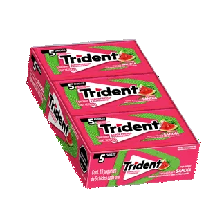 Goma De Mascar Trident 5S Sandía x18Un x8.5gr