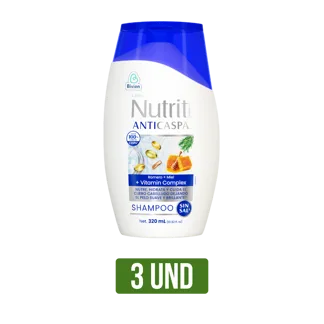 3Und Shampoo Nutrit Anticaspa x320ml