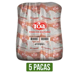5Pacas Arroz Roa Fortiplus x500gr