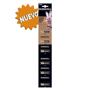 Pilas Duracell AAA x6Un x1 Pila
