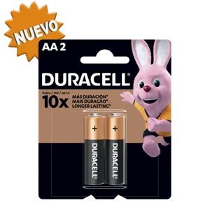 Pilas Duracell AA Blister x12Un x2Pilas