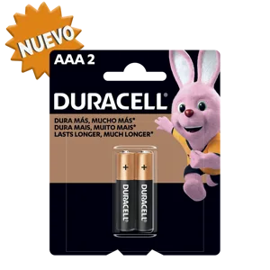 Pilas Duracell AAA Blister x12Un x2Pilas