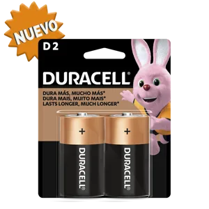 Pilas Duracell D Blister x2 Pilas