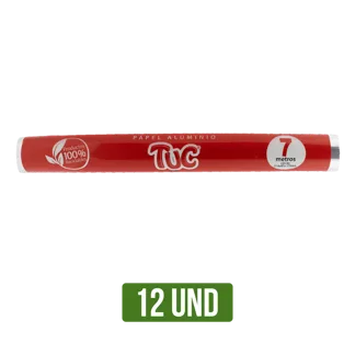 12Und Papel Aluminio Tuc Repuesto x1 Rollo x7mts