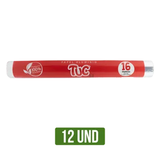 12Und Papel Aluminio Tuc Repuesto x1 Rollo x16mts