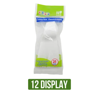 12Display Cuchara Grande Domingo x25Und