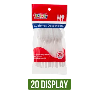 20Display Cuchara Pequeña Domingo x25Und
