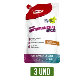 3Und Crema Quitamanchas Frotex Ropa x400gr