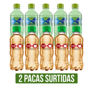 2Pacas Agua Brisa Saborizada Surtida x24Un x280ml