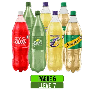 Pague 6 Lleve 7Und Gaseosas Surtidas x1500ml