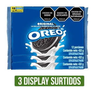 3Display Galletas Oreo Original Surtido (x36gr/x54gr/x108gr)