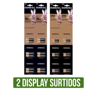 2 Display Pilas Duracell (AA/AAA) x2 Pilas
