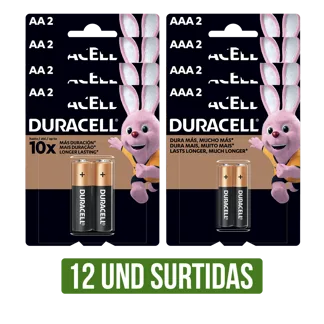 Pilas Duracell Blister (AA/AAA) x2Pilas