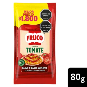 Salsa De Tomate Fruco Sachet x12Un x80gr