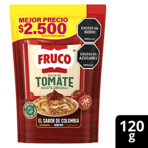 Salsa De Tomate Fruco DoyPack x120gr