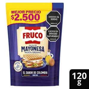 Salsa De Mayonesa Fruco DoyPack x120gr