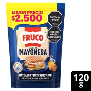 Salsa De Mayonesa Fruco DoyPack x120gr