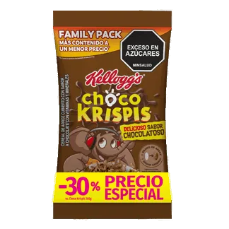 Oferta (Cereal Kellogg Choco Krispis Bolsa x360gr Precio Especial 30% Descuento)