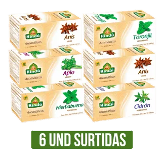 6 Und Aromatica Himalaya Surtida Ux20