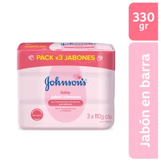 Jabón Johnson´S Baby Humectante Tripack x3Un x110gr