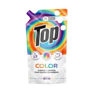 Detergente Líquido Top Ropa Color DoyPack x900ml