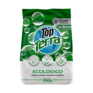 Detergente En Polvo Top Terra Bosque Tropical x850gr