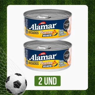 2 Und Atún Alamar Bocados Picantes x140gr