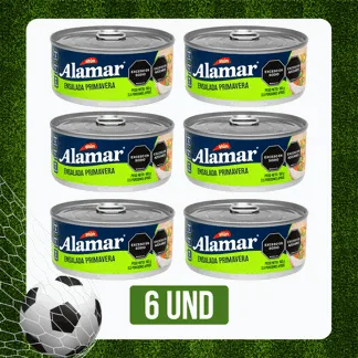 6 Und Ensalada de Atún Alamar Primavera x160gr