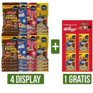 4Display Cereal Surtido Gts Display x4 Liga Justicia x25gr