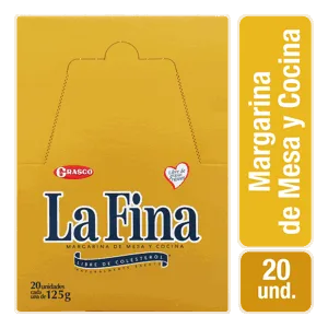 Margarina La Fina x20Un x125gr