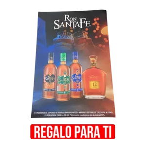 Flyer Ron Santafe Regalo para ti