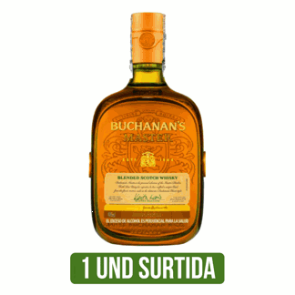 Whisky Buchanan´s (Master/D´Luxe)/(x1000ml/x750ml)/12 años D´Luxe x375ml