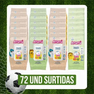 72Und Toallitas Arrurrú Surtido