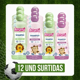 12Und Shampoo Arrurrú Surtido x400ml/210ml