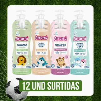 12Und Shampoo Liquido Arrurrú Surtido x750ml
