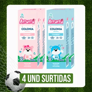 4Und Colonia Arrurrú Original Surtido x60ml
